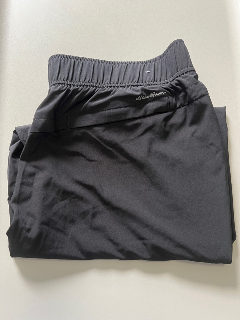 Eddie Bauer Cropped Athletic/Athleisure Pants Black Size Medium